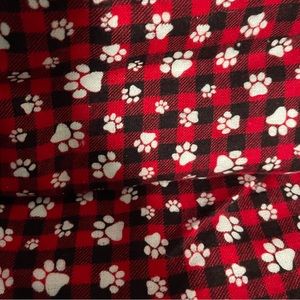 Pet lovers red and black standard or king size pillow case